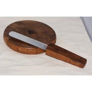 Jens Quistgaard for Dansk Teak Cheese Cutting Board with Built in Knife